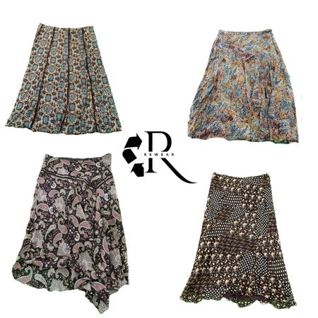 Y2K Era Cyber Girl Maxi Skirt RW-2453