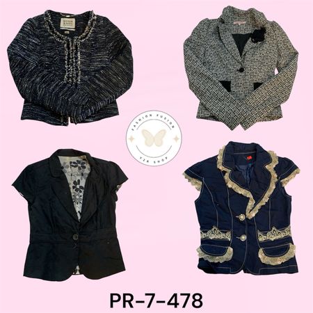 Women’s y2k mixed jacket (PR-7-478)