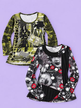 Y2k long Sleeve T shirts