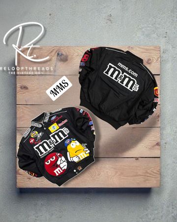 UpCycled M&M's Nascar Jacket