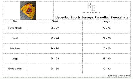 Upcycled Sports Jerseys Panelled Sweatshirts