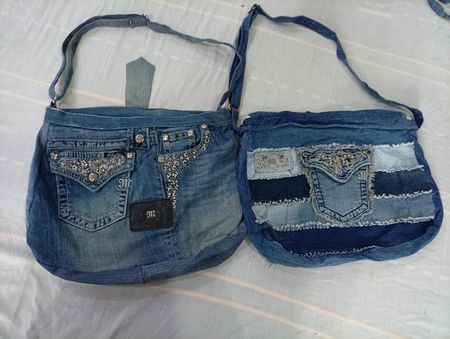 CR10701 Upcycled Miss Me Bags