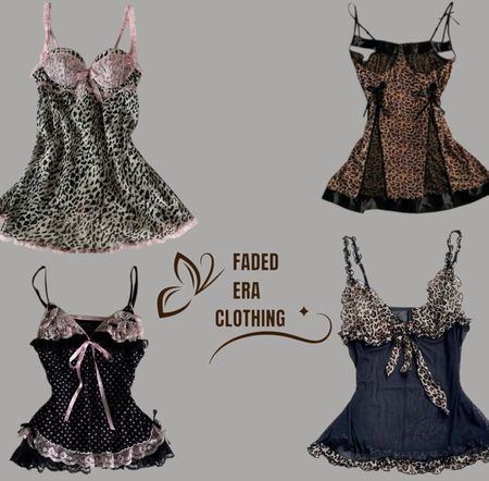 Y2K Lace Trim Cami & Babydoll Top