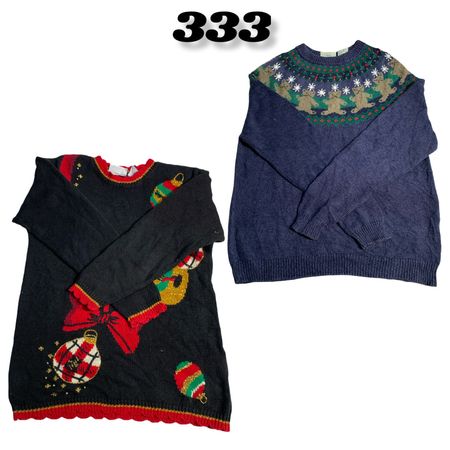 Christmas Sweater (brands) Tiara & Almost Famous #333.