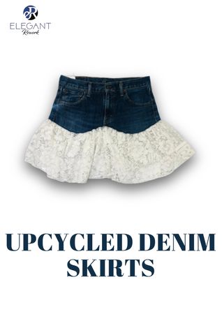Upcycled Denim Skirts - EVR0284