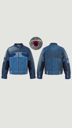 Upcyled biker jacket’s