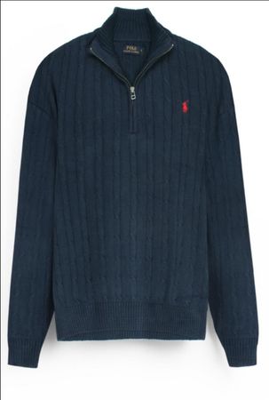 Polo Half Zip And Cabel Knwite