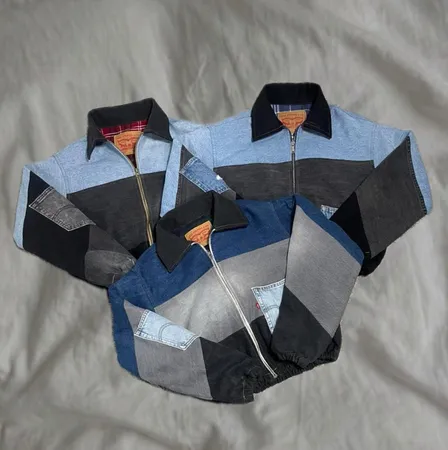 Upcycled Levi’s Denim Crop Jackets