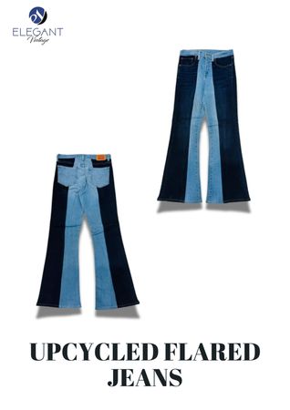Upcycled Flared Jeans - EVR0215