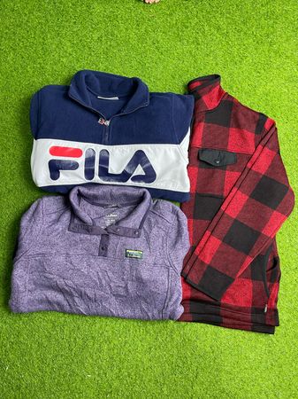 Giacca in pile impanata (brand) fila, ll.bean, ecc. id614