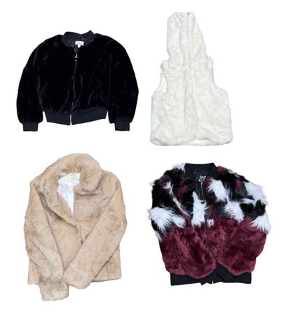 Y2K Fur jacket 6 pcs At 1411