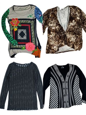 Y2K full sleeve tops 17 pcs