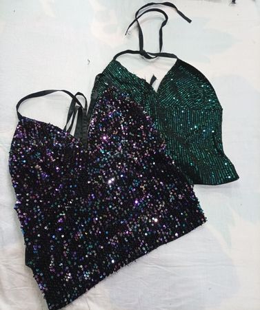 CR11353 Hauts en perles upcyclés
