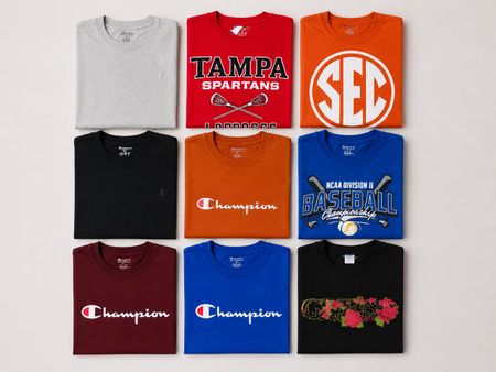 Champion T-shirt.