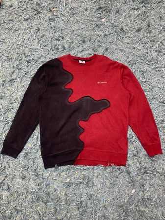 Upcycle Branded Drip Split Style Sweatshirt (DV -07)