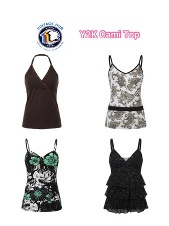 Y2K Cami Tops