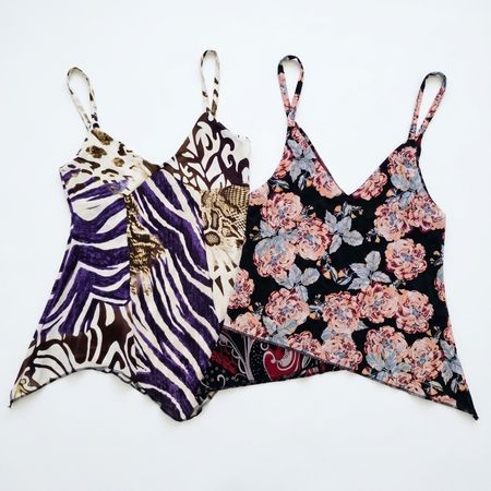 Top Halter e Tops de Fada Y2K Reciclados