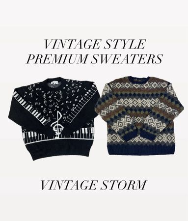 Vintage Style Premium Sweaters