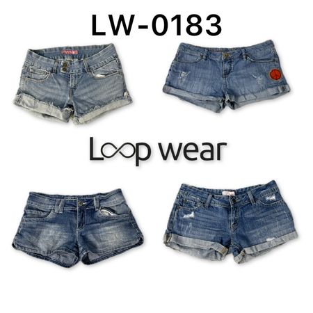 Y2K Low-Rise Britney Girl Era Pantalons en Jean à Manches Repliées