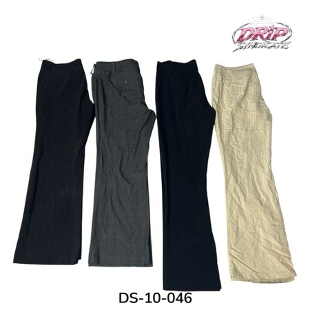 Vintage Inspired Y2K Pants With Sleek Office Style (DS-10-046)