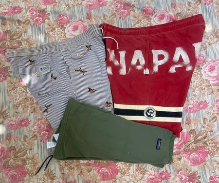 Patagonia, polo Ralph lauren und Napapijri Schwimmshorts