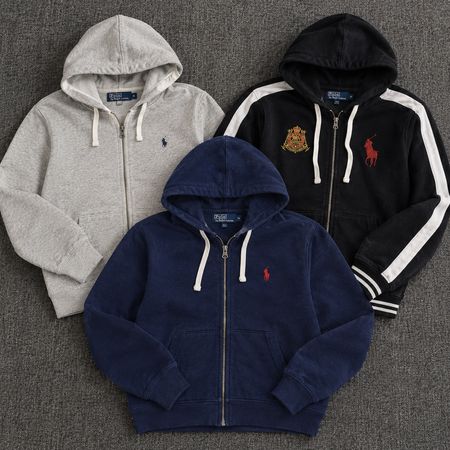 Ralph lauren zipper hoodies