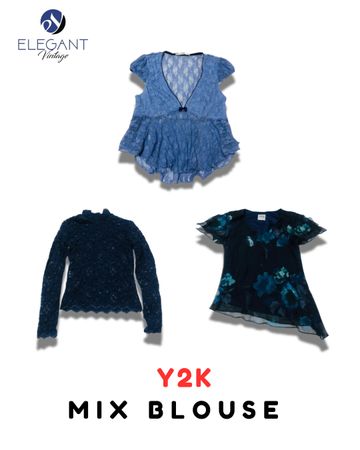 Y2K Mix Blouse - EVM2119