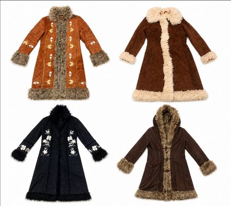 Premium Y2K Vintage Afghan Coats 11 Pcs