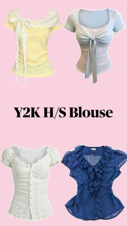 Y2K H/S Blouse #030826 #014