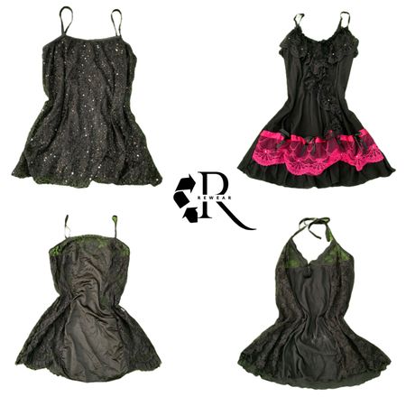 Y2K Gothic Vibes Mädchen Cami Tops RW-2450