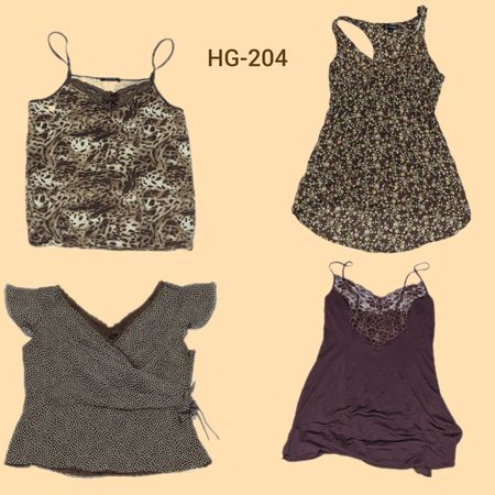 Y2K Earthy Tone Tops Mix (HG-204)