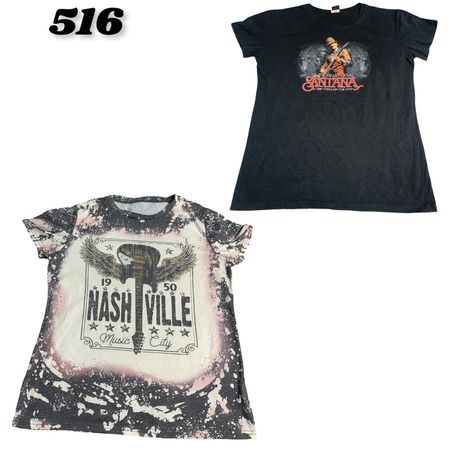 Musikdruck Baby T-Shirts für Frauen (Marken) Santana & Signature usw. #516.