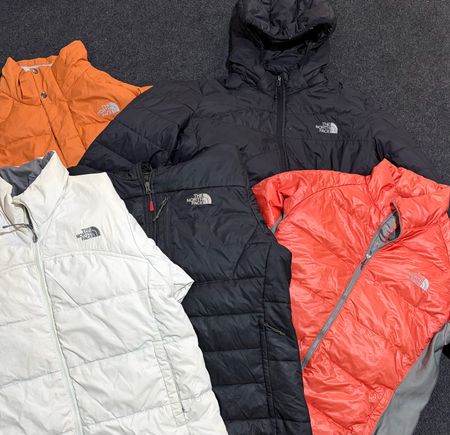 The north face mix series puffer jackets
