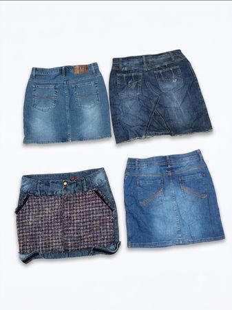 Wholesale Vintage Y2K Denim Skirts Lot(VM-136)