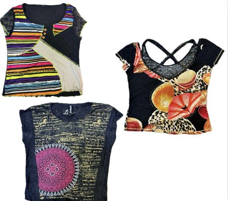 Artsy Vintage Graphic Tops