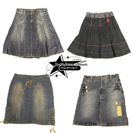 Y2k NYC IT GIRL GONNA MIDI IN DENIM B2f-087