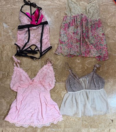 TH318 Y2K Satin Cami Top Adjustable Strap Party Going Out Top