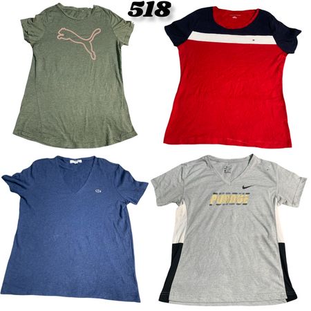 Branded T-Shirts for women (brands)Puma , NFL , Tommy Hilfiger, Lacoste & Nike #518.