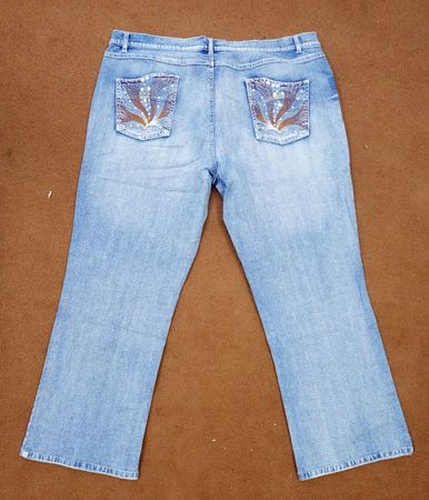 Jeans de Cintura Baixa Y2K