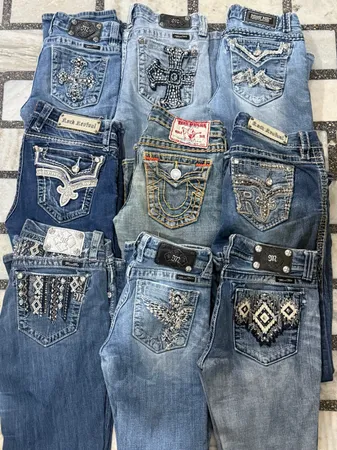 True religion , miss me , rock revival woman jeans bundle