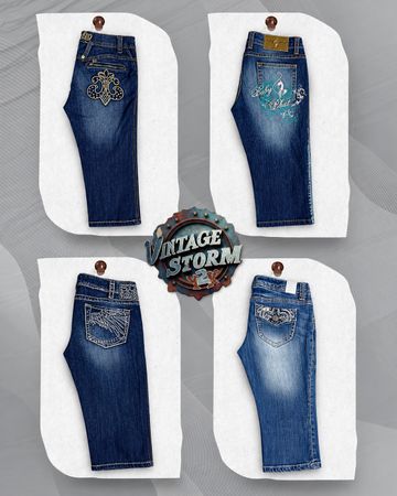 Y2K Denim Capri