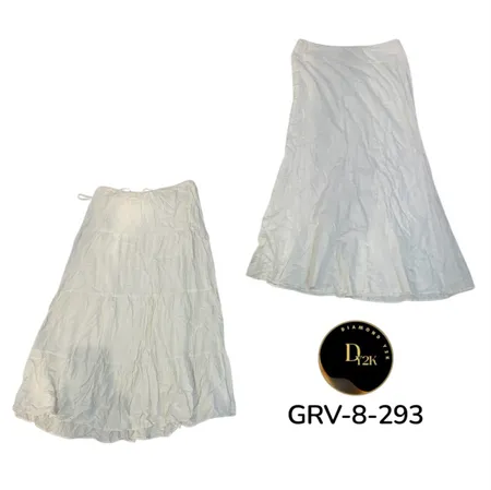 3. Jupe midi en coton pour femmes – Mode vintage classique Y2K. (GRV-8-293)