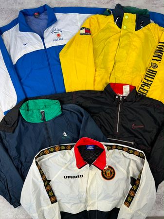 Mixed branded tracks jacket