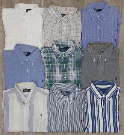 Branded Ralph Lauren Button Up Shirts 15 Pieces