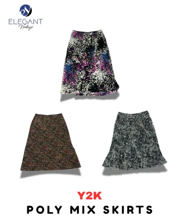 Y2K Poly Mix Skirts - EV1832