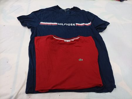CR11407 Vintage Tommy Hilfiger and Lacoste T-Shirts