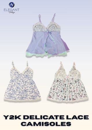 Y2K Delicate Lace Camisole - EV2341