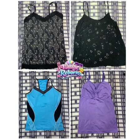 Ensemble de Cami et Débardeur Vintage Y2K | VR-366