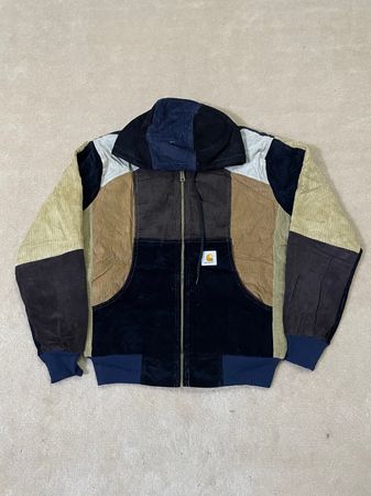 Veste à capuche en velours côtelé Carhartt recyclée 🐒