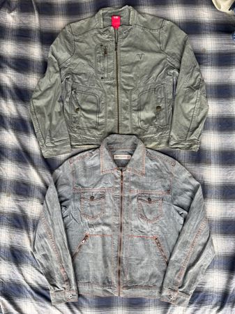 Vestes en denim zippées 11 pièces